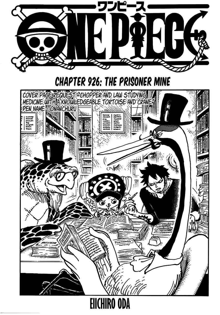 One Piece Chapter 926 - Page 1