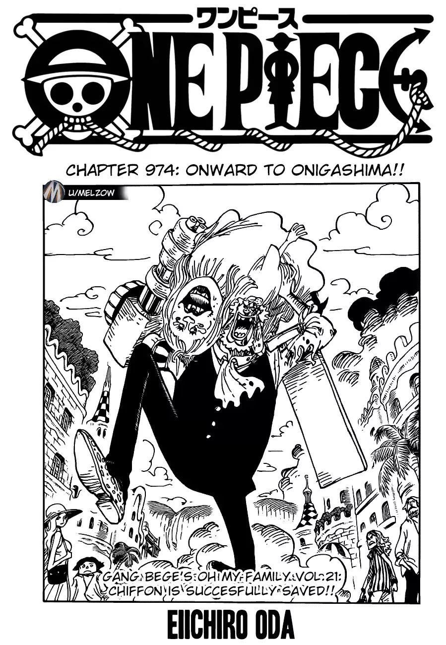 One Piece Chapter 974 - Page 1