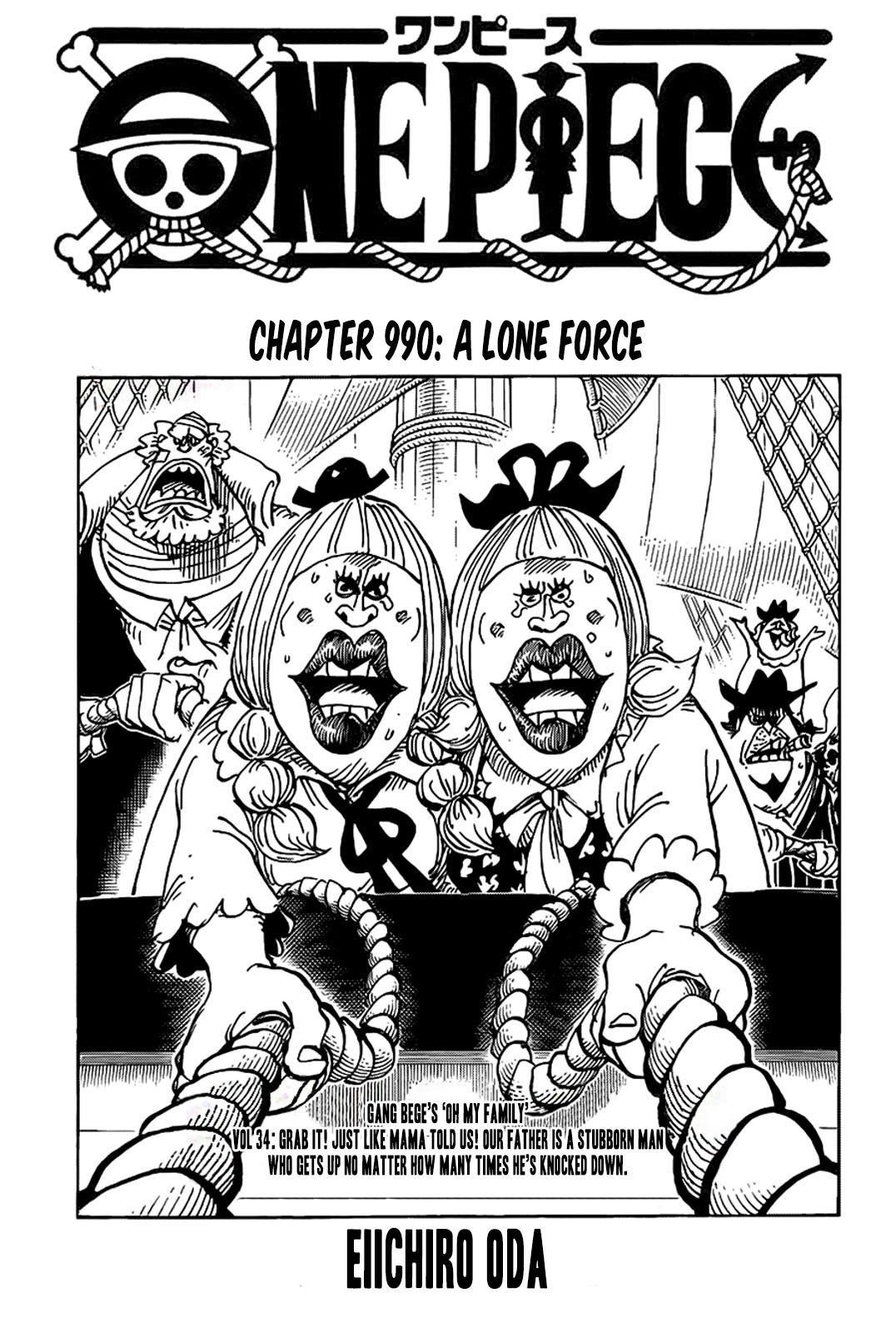 One Piece Chapter 990 - Page 1