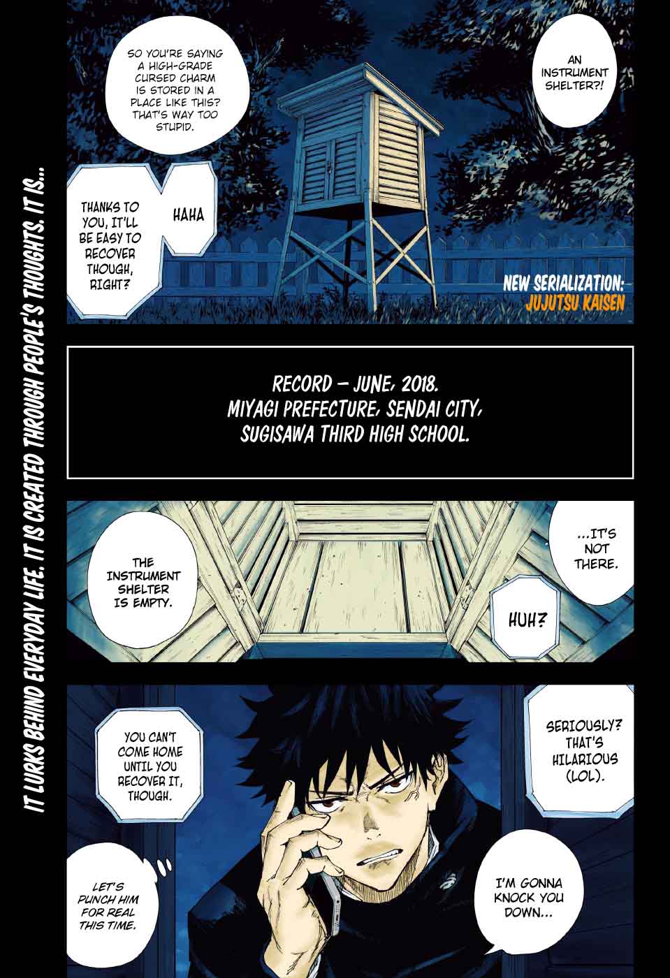 Jujutsu Kaisen Chapter 1 - Page 1