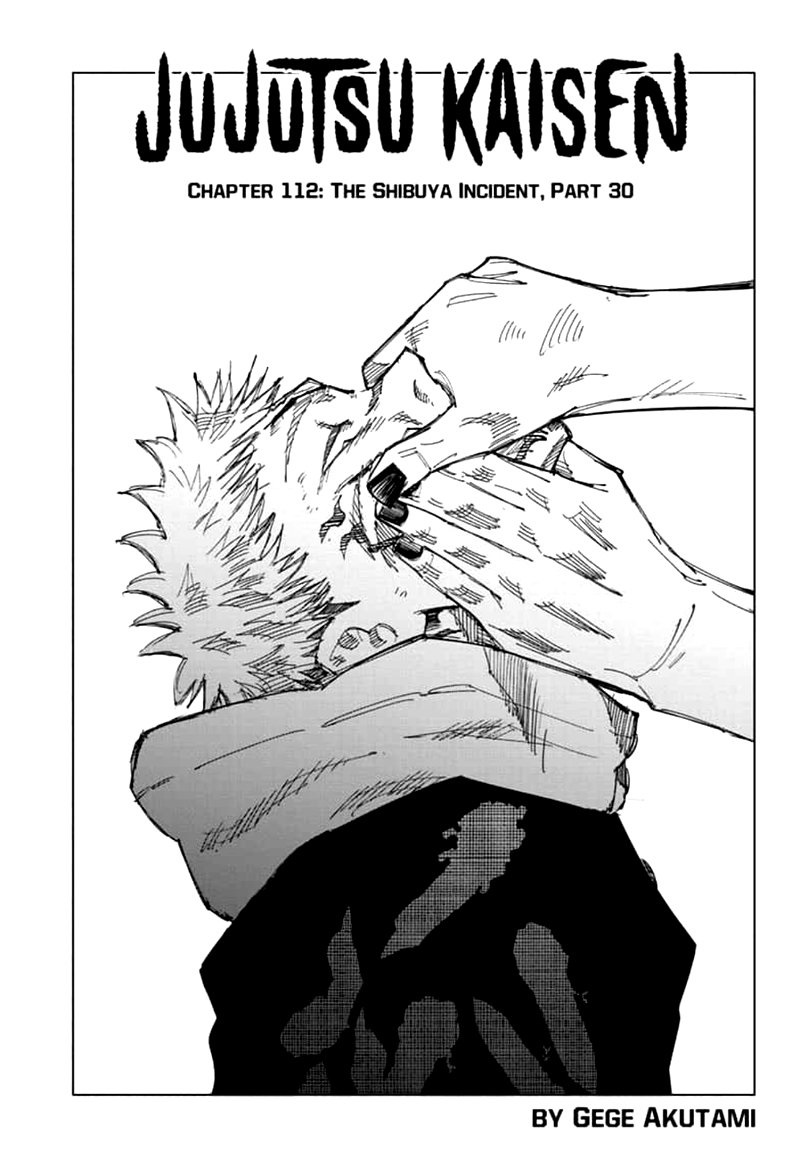 Jujutsu Kaisen Chapter 112 - Page 1