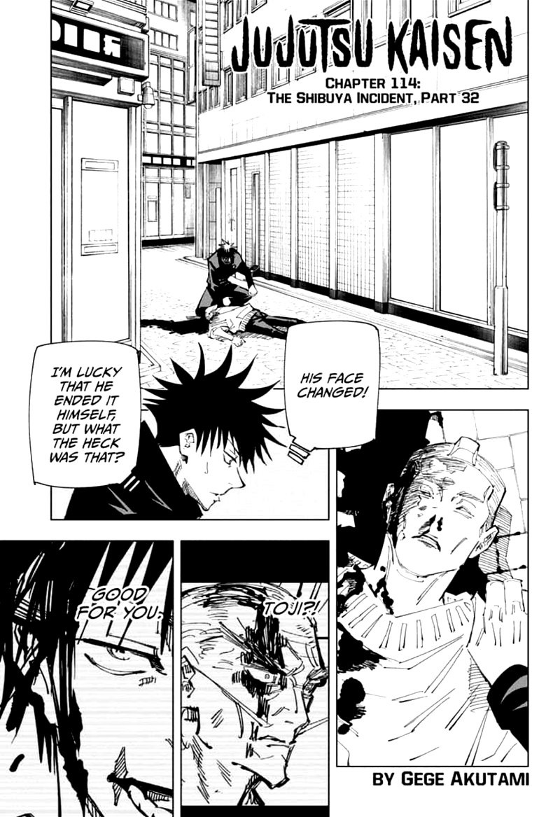 Jujutsu Kaisen Chapter 114 - Page 1