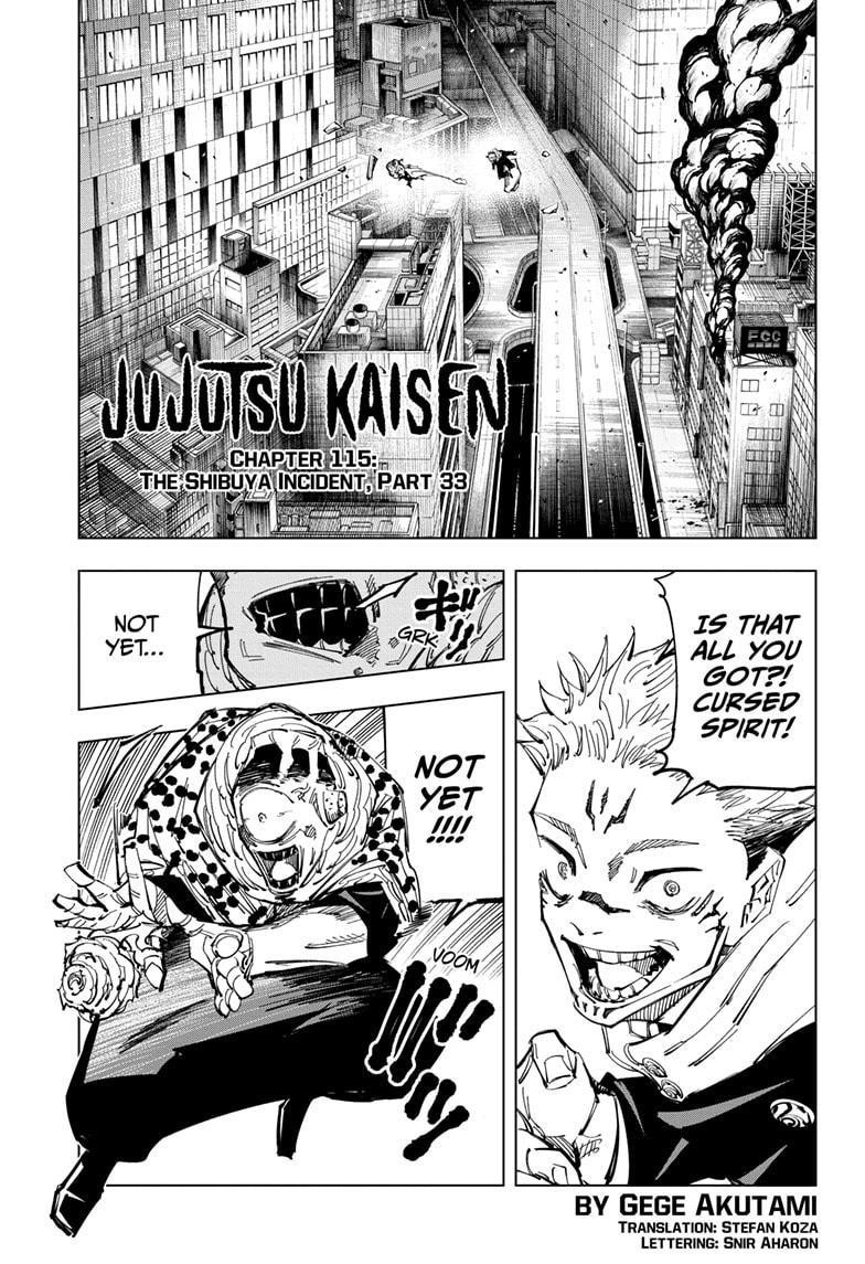 Jujutsu Kaisen Chapter 115 - Page 1