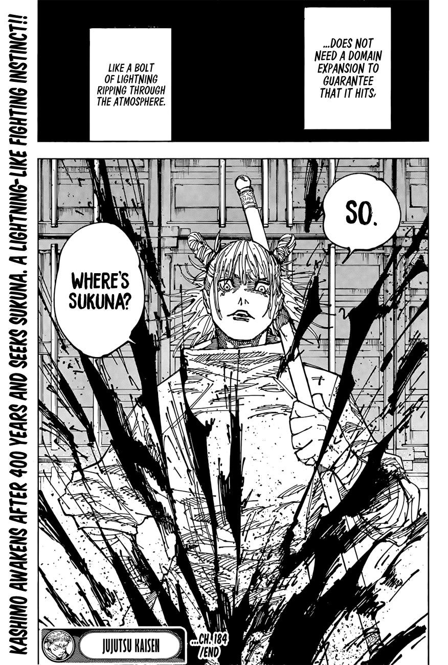 Jujutsu Kaisen Chapter 184 - Page 18