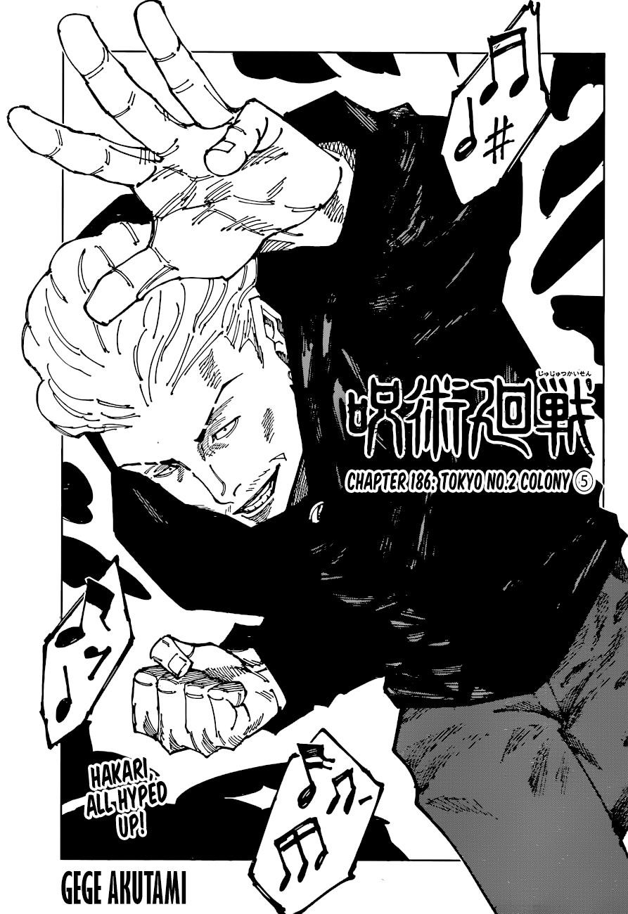 Jujutsu Kaisen Chapter 186 - Page 1