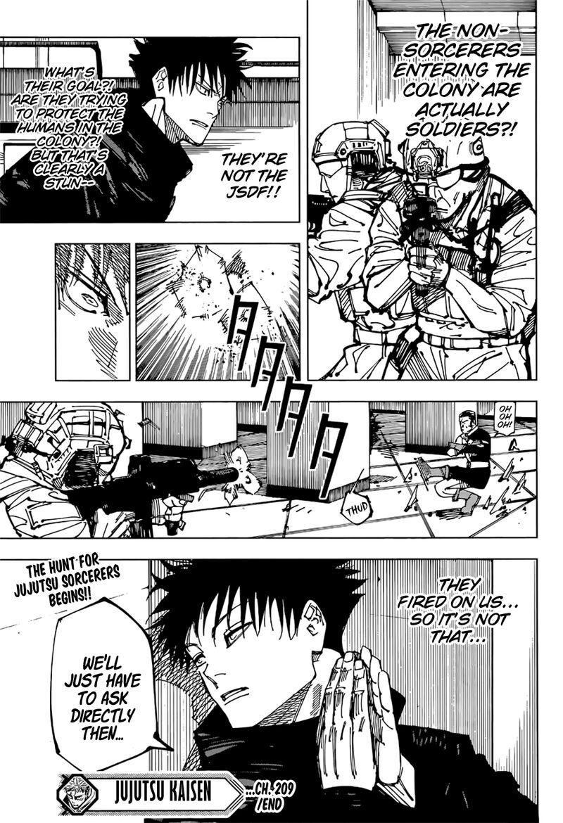 Jujutsu Kaisen Chapter 209 - Page 19