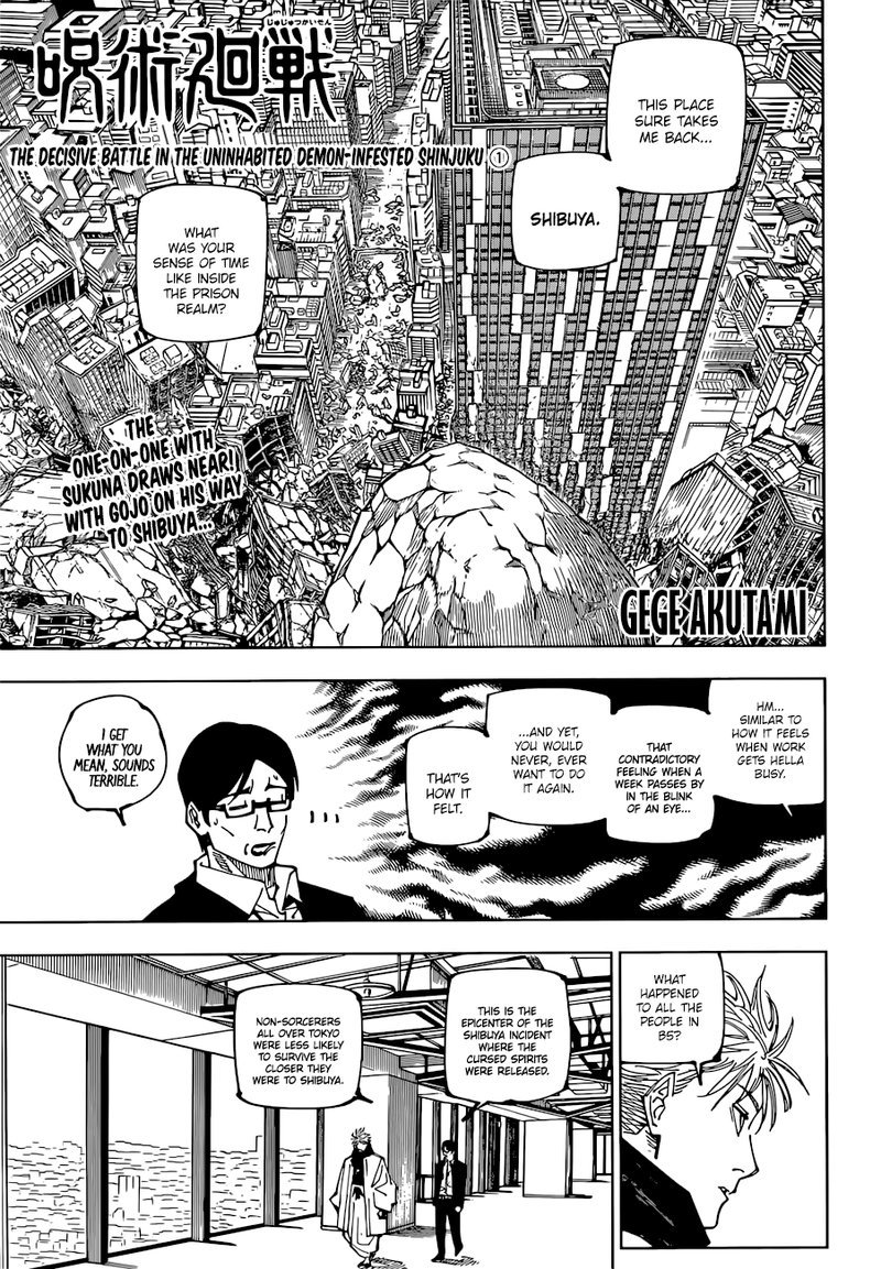 Jujutsu Kaisen Chapter 223 - Page 1