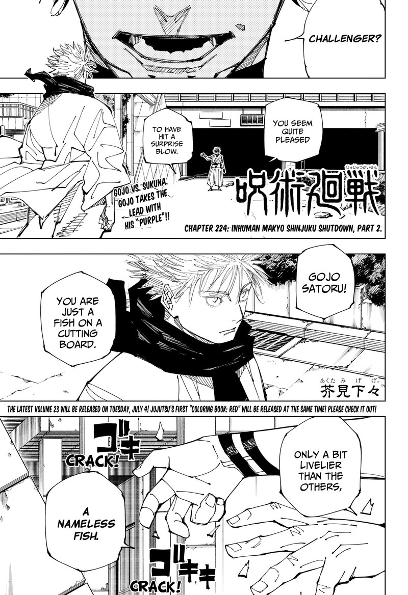 Jujutsu Kaisen Chapter 224 - Page 1