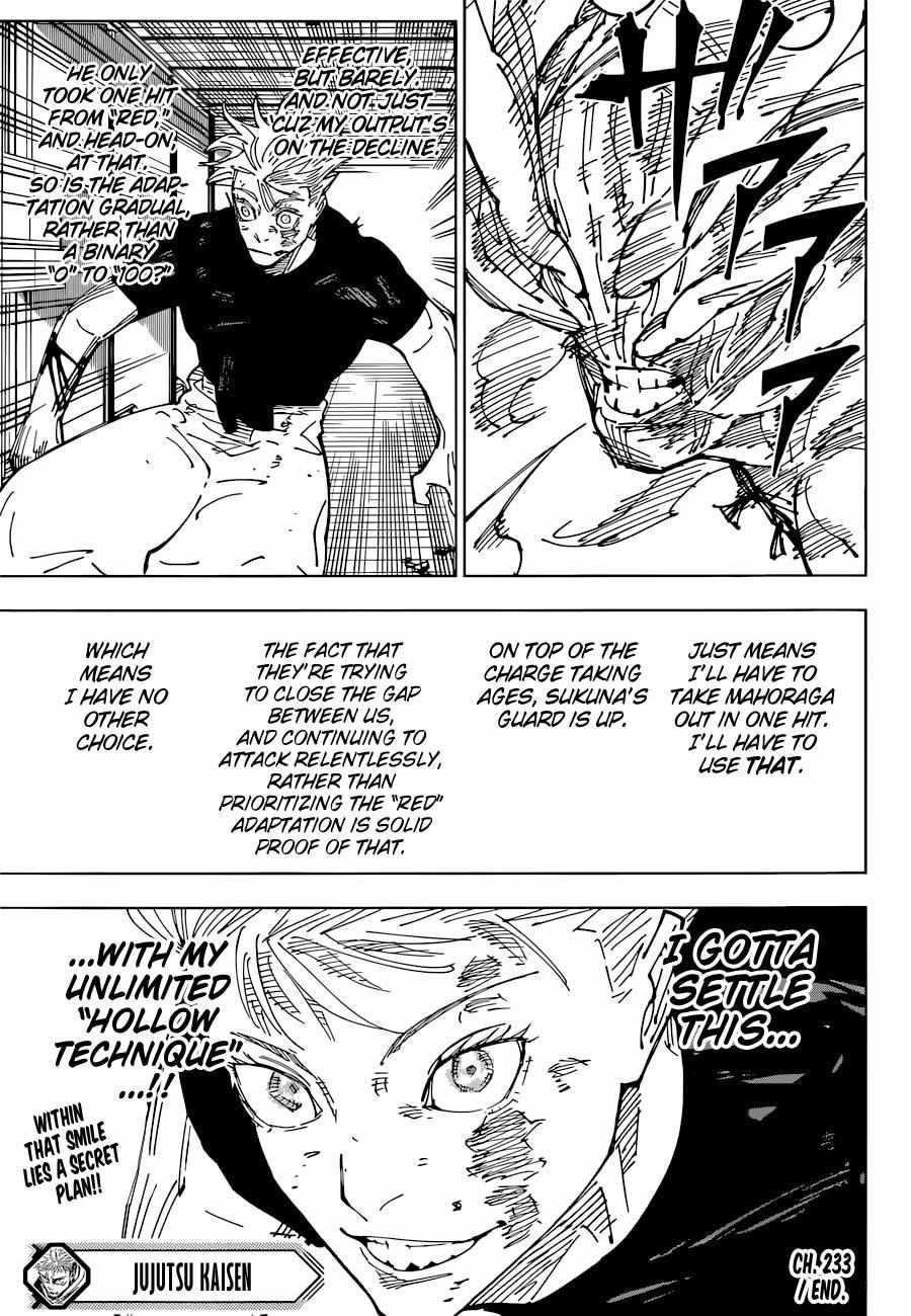 Jujutsu Kaisen Chapter 233 - Page 19