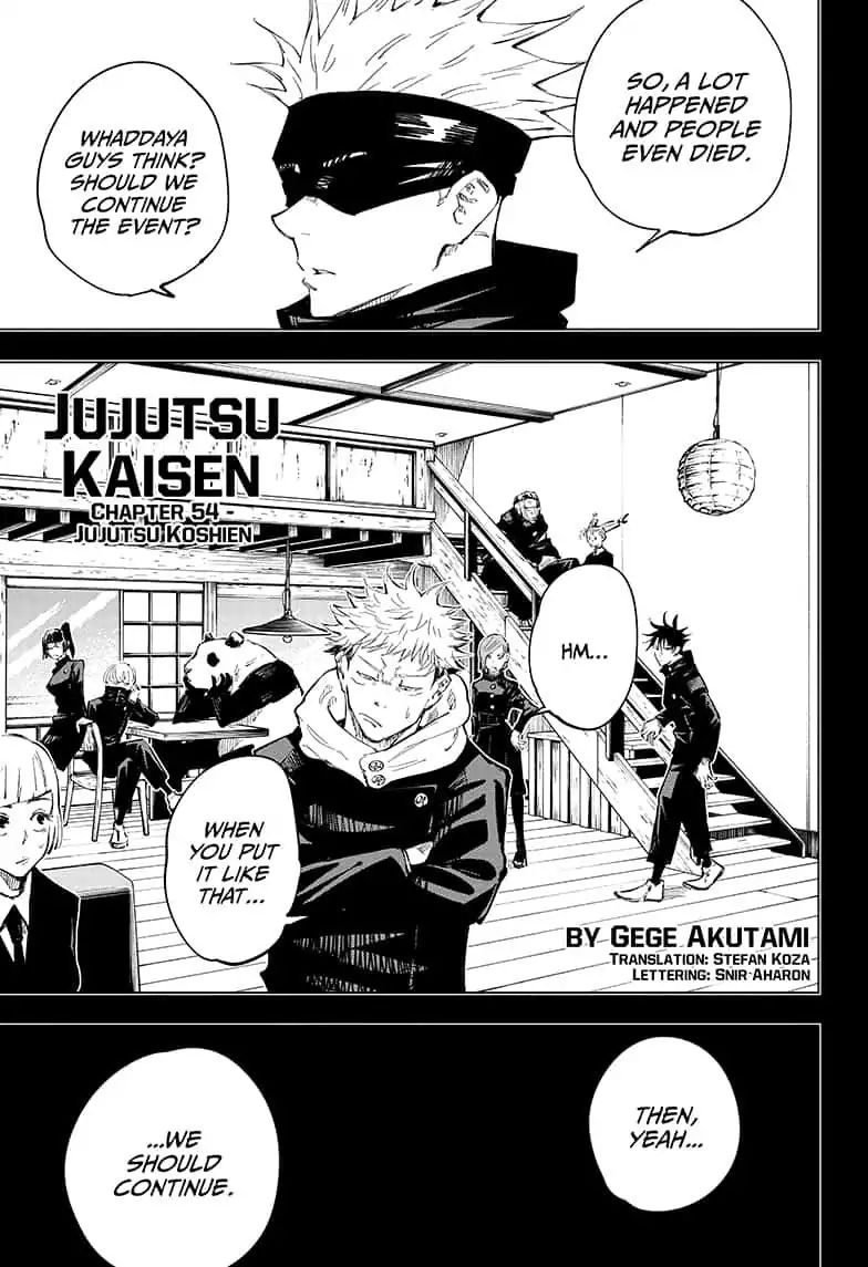 Jujutsu Kaisen Chapter 54 - Page 1