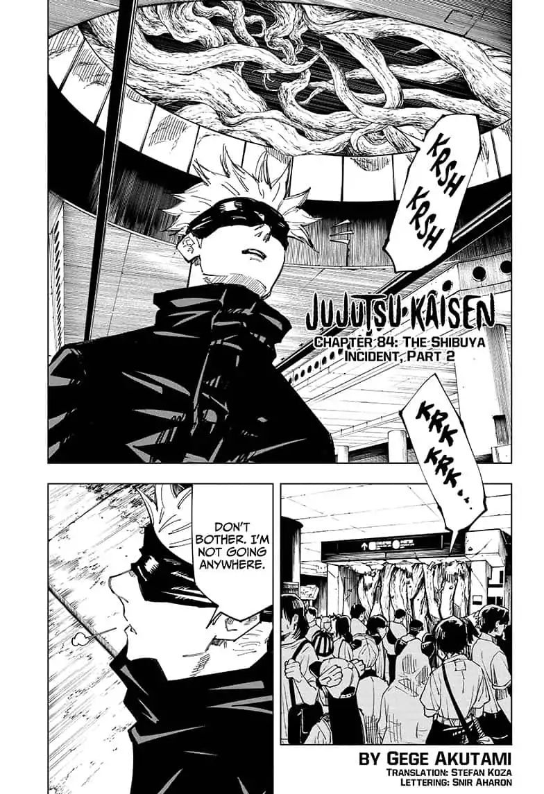 Jujutsu Kaisen Chapter 84 - Page 1