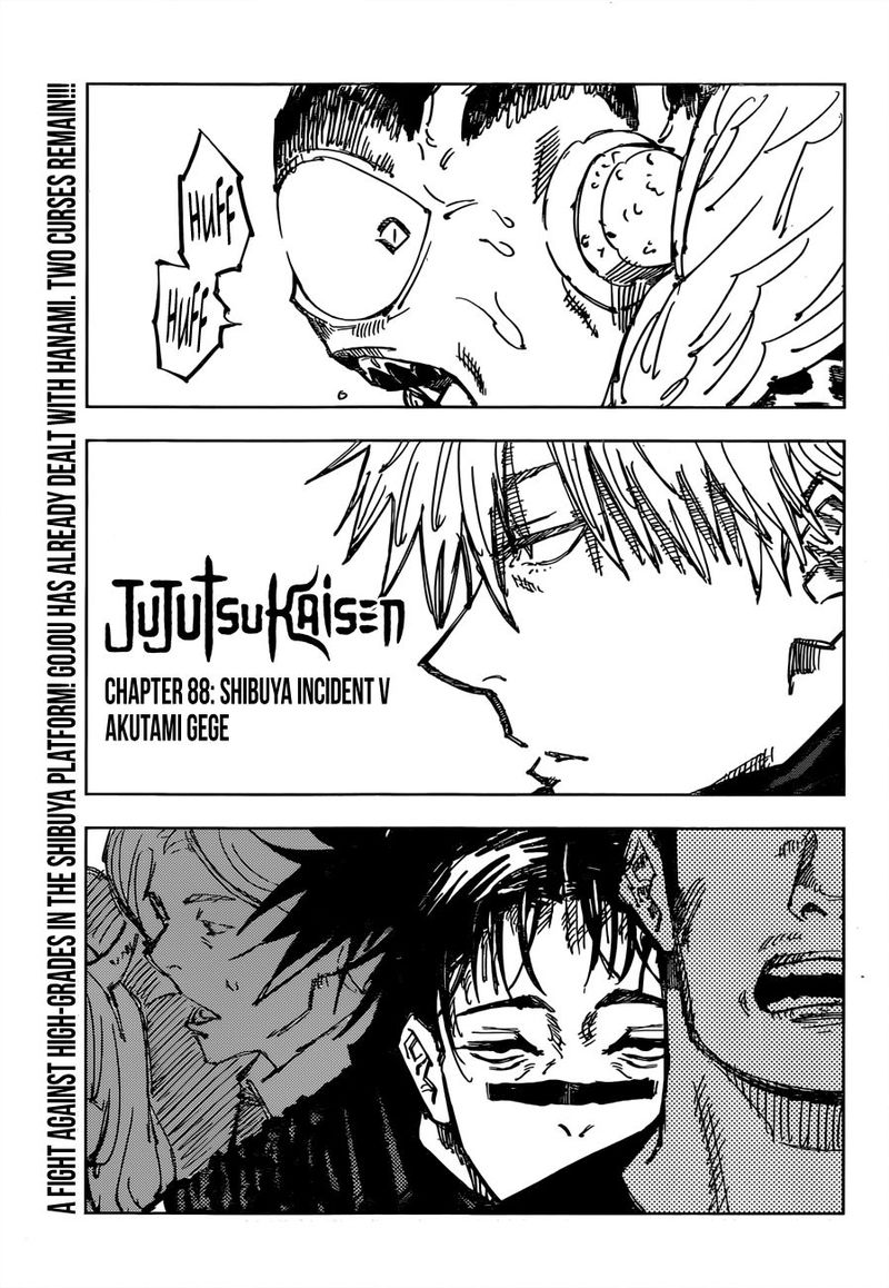 Jujutsu Kaisen Chapter 88 - Page 1