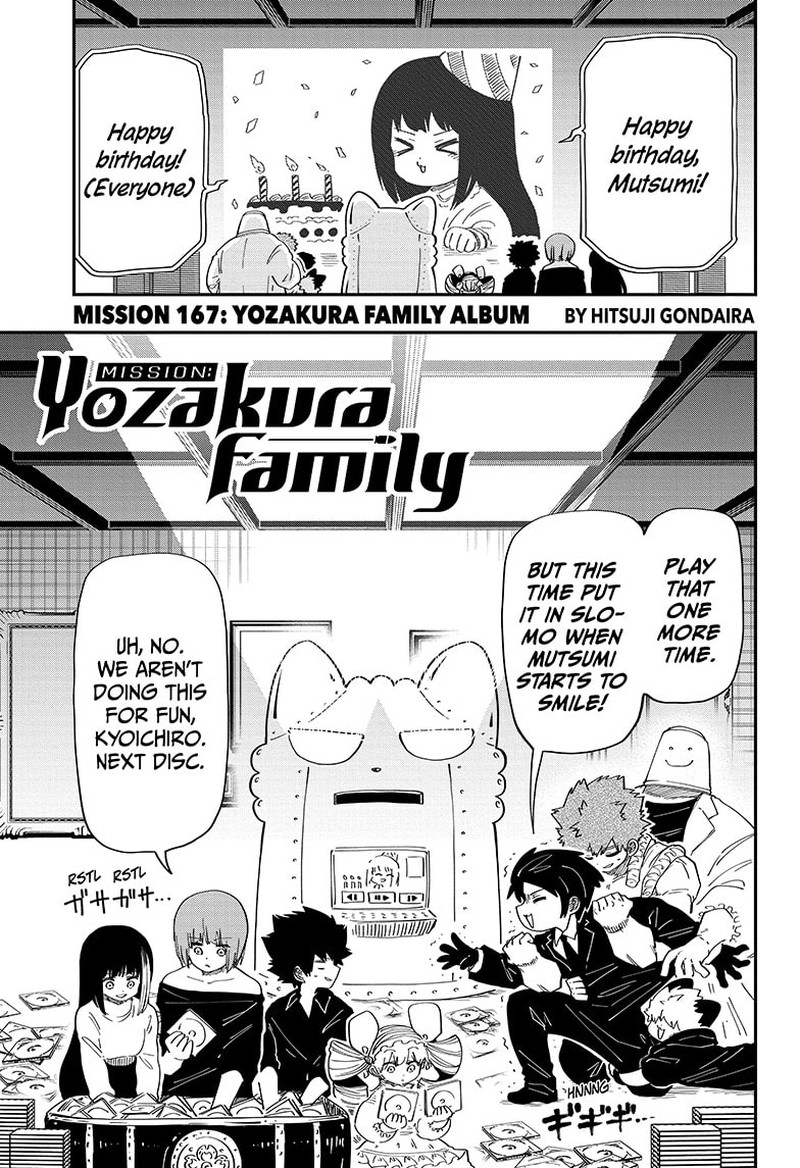 Mission: Yozakura Family Chapter 167 - Page 1