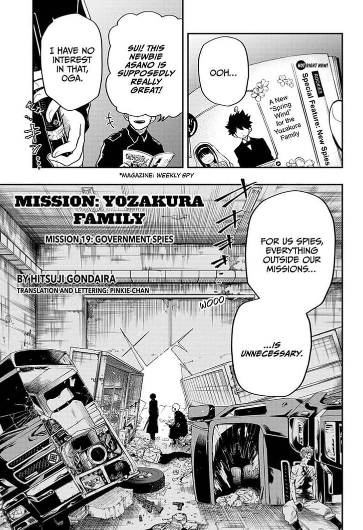 Mission: Yozakura Family Chapter 19 - Page 1