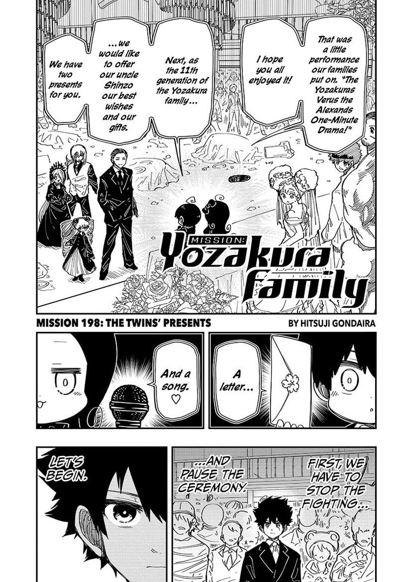 Mission: Yozakura Family Chapter 198 - Page 1