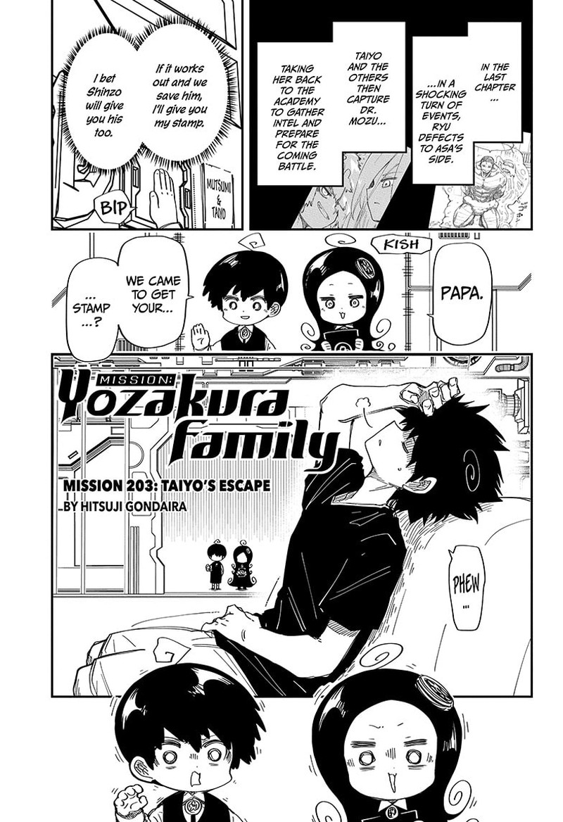 Mission: Yozakura Family Chapter 203 - Page 1