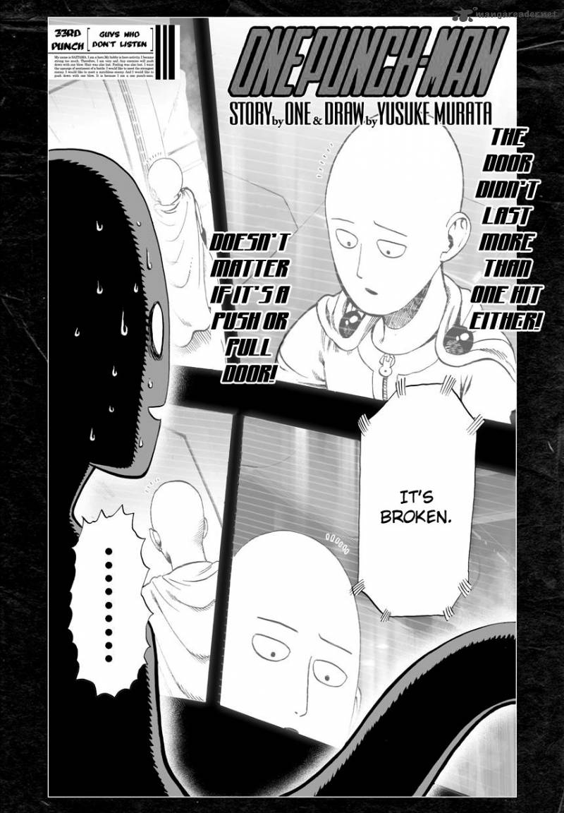 One Punch Man Chapter 42 - Page 3