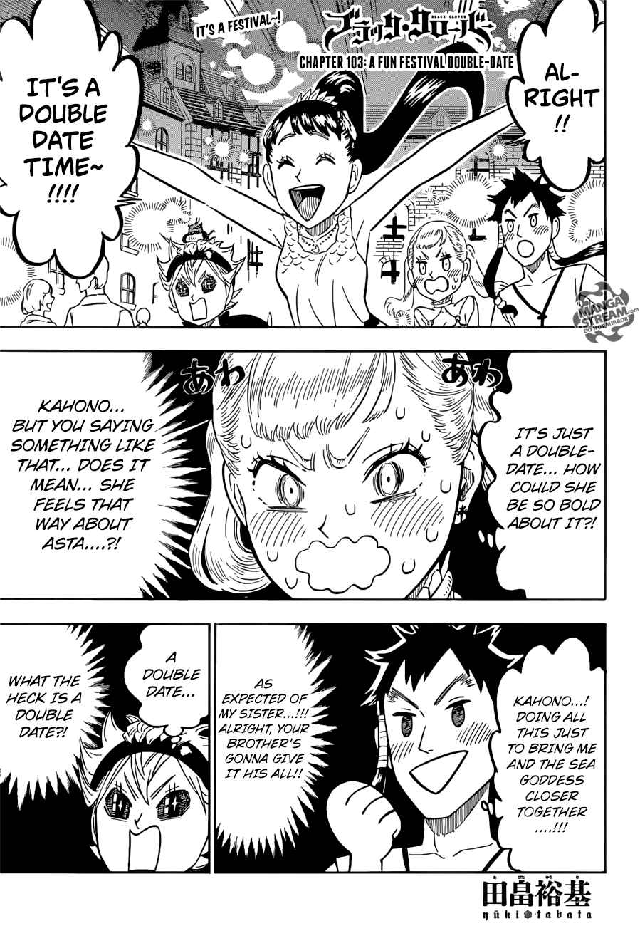 Black Clover Chapter 103 - Page 1