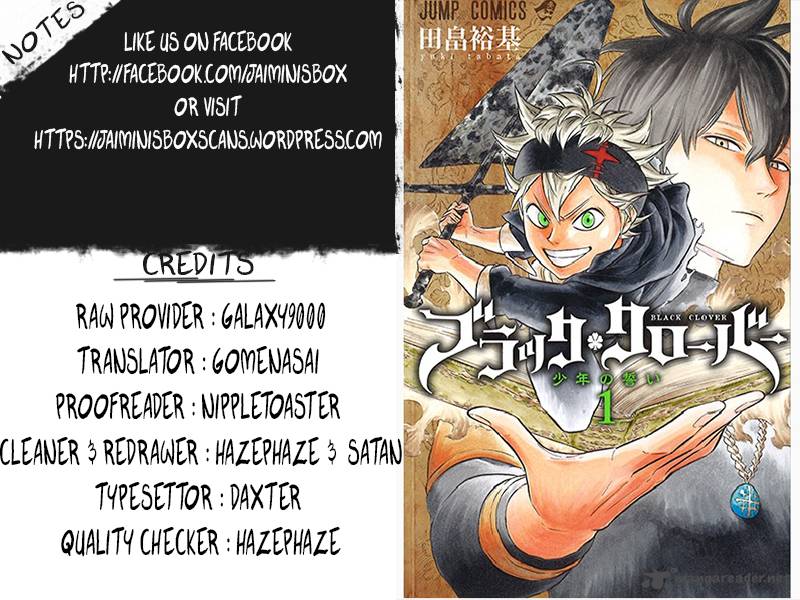 Black Clover Chapter 15 - Page 20