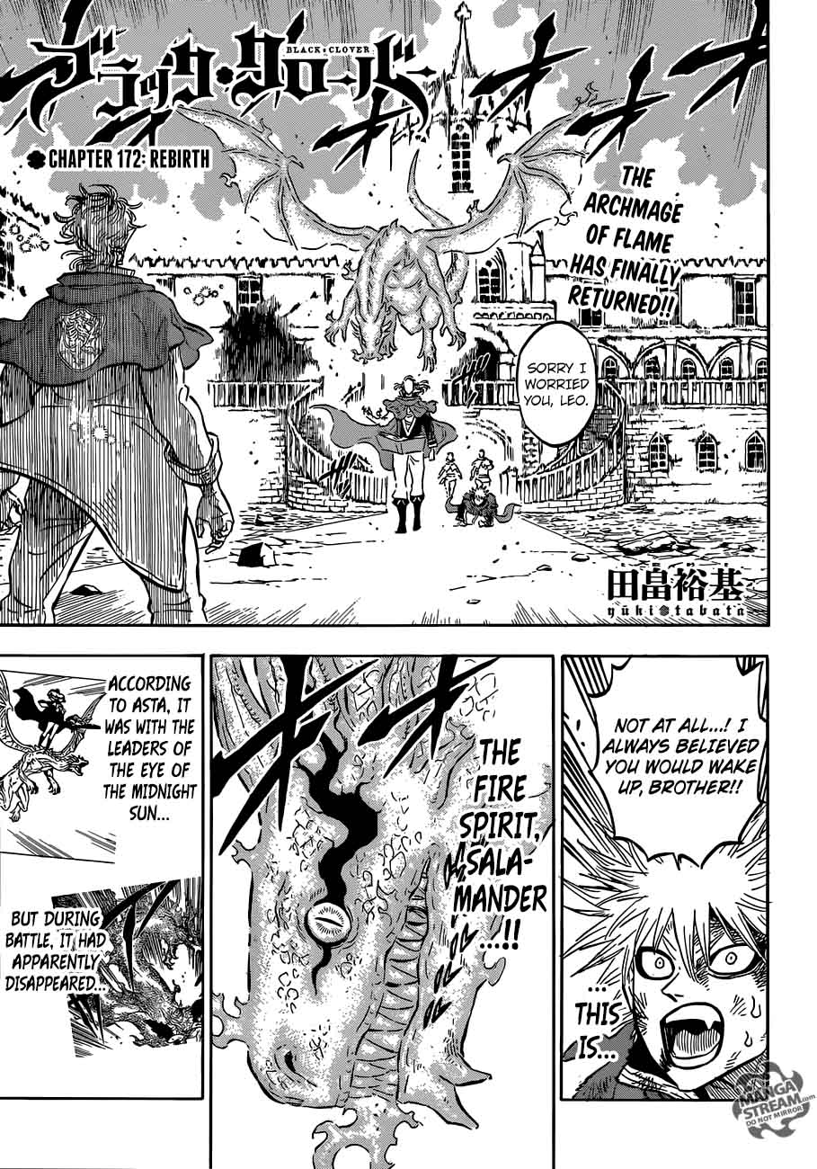 Black Clover Chapter 172 - Page 1