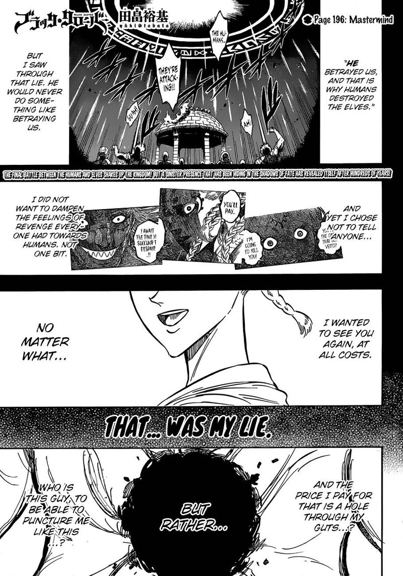 Black Clover Chapter 196 - Page 1