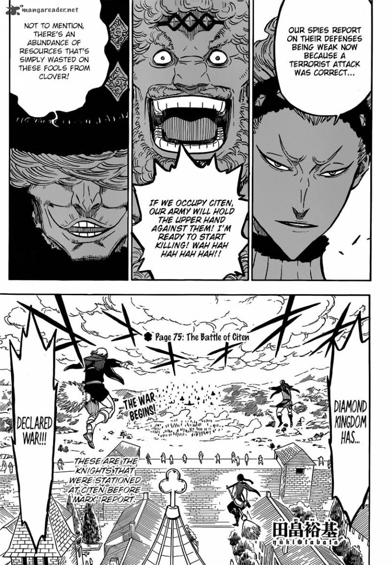 Black Clover Chapter 75 - Page 1