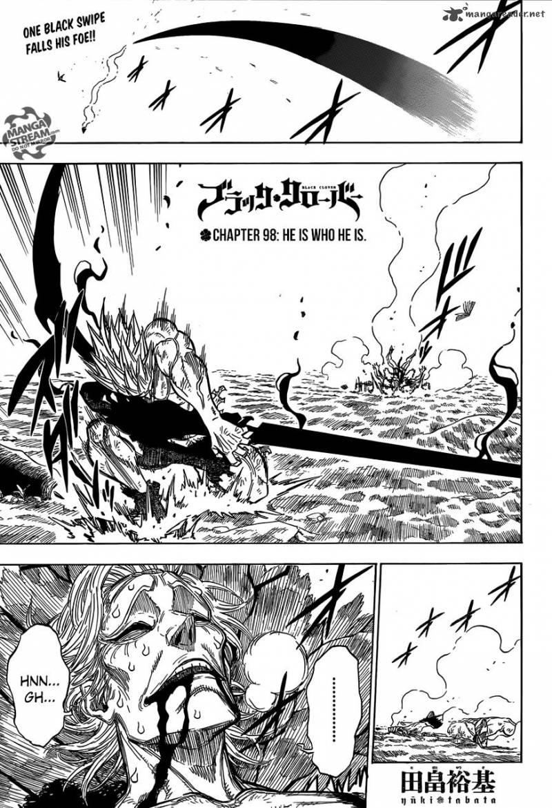 Black Clover Chapter 98 - Page 1