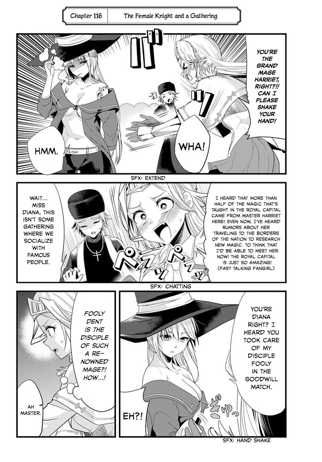 A Story About Treating A Female Knight Who Has Never Been Treated As A Woman As A Woman Chapter 116 - Page 2