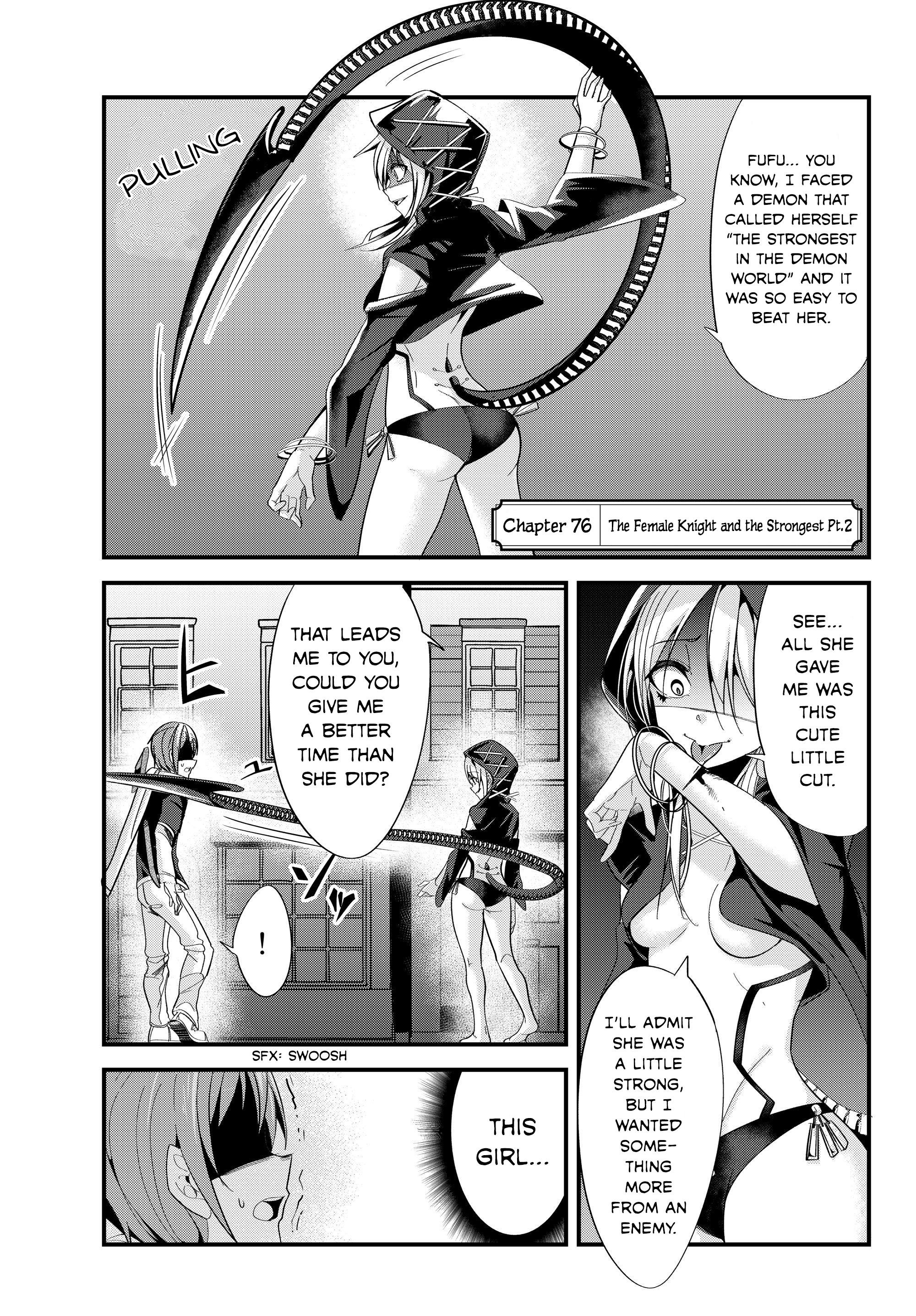 A Story About Treating A Female Knight Who Has Never Been Treated As A Woman As A Woman Chapter 76 - Page 1