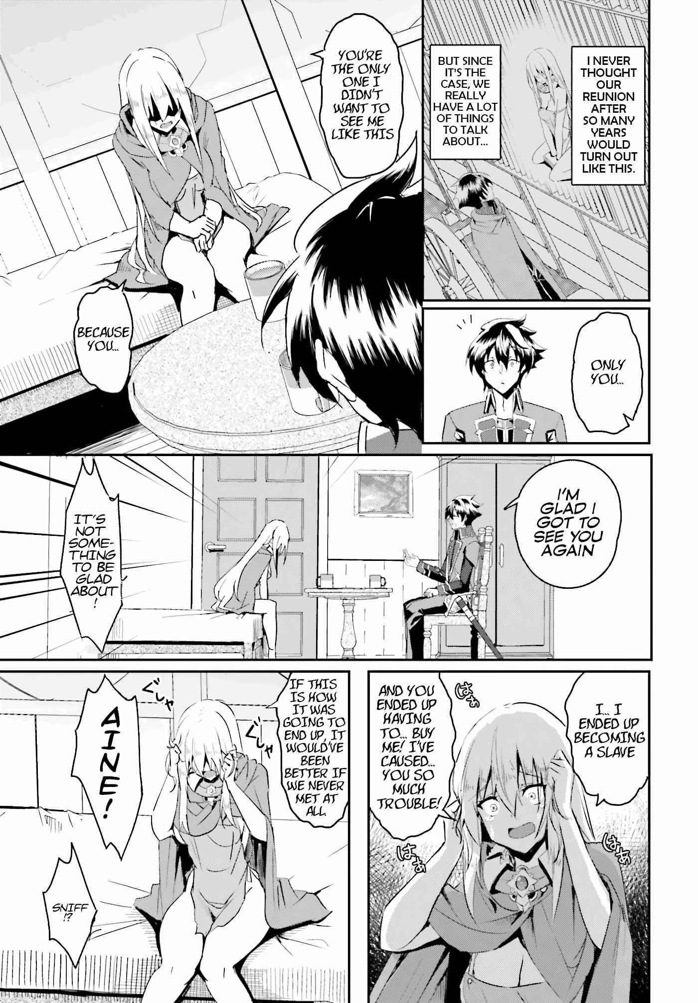 My childhood friend who I used to train swordsmanship with became a slave, so I, as an S-Rank adventurer decided to buy her and protect her Chapter 1 - Page 13