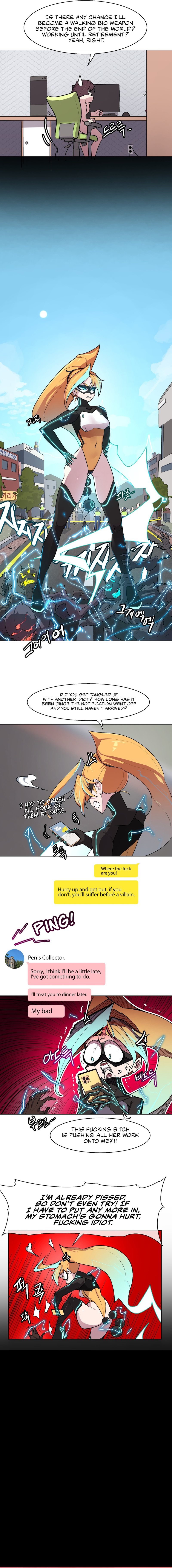 Secret! Orgasm Hero Chapter 7 - Page 9