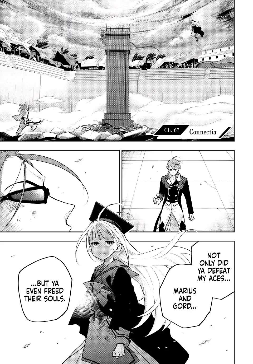 A Court Magician, Who Was Focused On Supportive Magic Because His Allies Were Too Weak, Aims To Become The Strongest After Being Banished Chapter 67 - Page 1