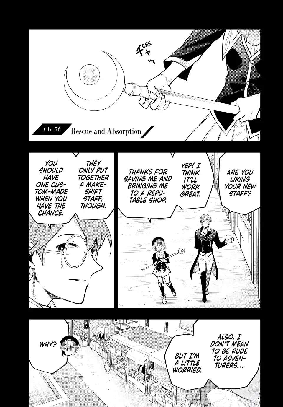 A Court Magician, Who Was Focused On Supportive Magic Because His Allies Were Too Weak, Aims To Become The Strongest After Being Banished Chapter 76 - Page 1