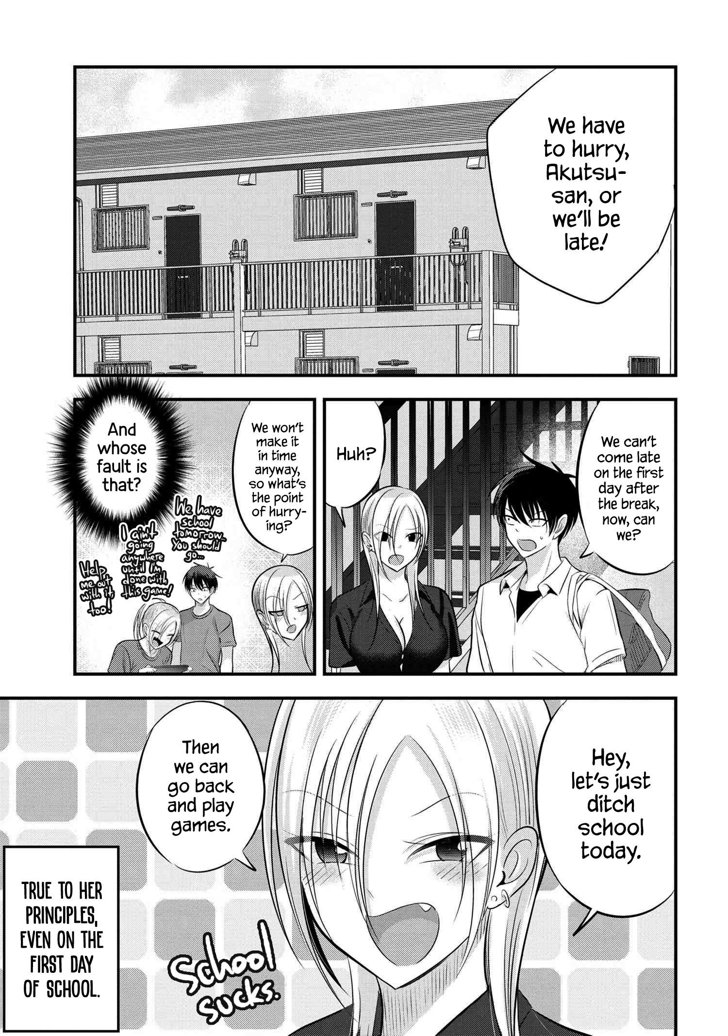 Please Go Home, Akutsu-San! Chapter 89 - Page 1