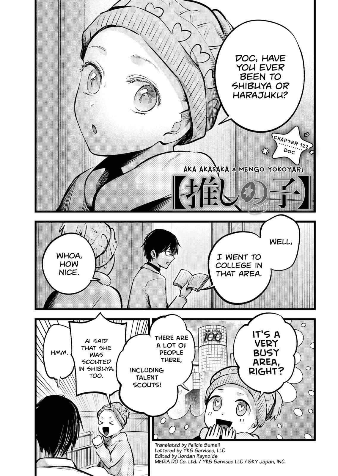 Oshi no Ko Chapter 122 - Page 1