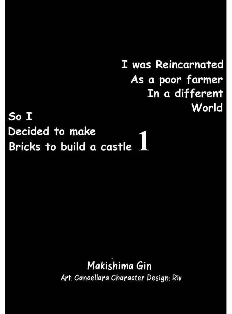 I Was Reincarnated as a Poor Farmer in a Different World, so I Decided to Make Bricks to Build a Castle Chapter 1 - Page 4