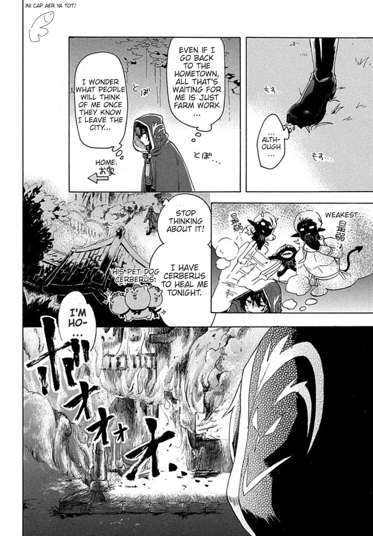 “Kukuku ……. He is the weakest of the Four Heavenly Kings.” I was dismissed from my job, but somehow I became the master of a hero and a holy maiden. Chapter 1 - Page 10