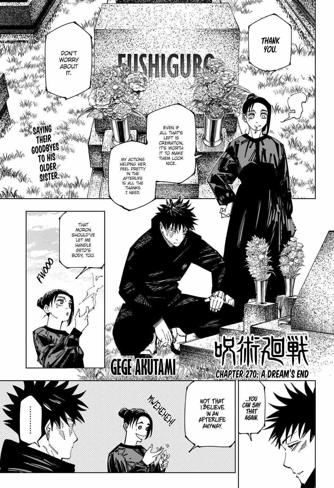 Jujutsu Kaisen Chapter 270 - Page 2